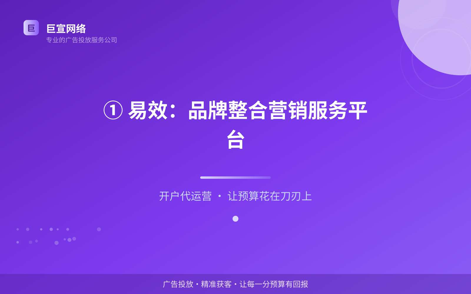 ① 易效:品牌整合营销服务平台(服务内容介绍) ① 易效:品牌整合营销服务平台(服务内容介绍)