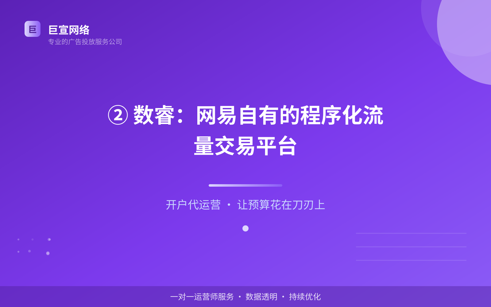 ② 数睿:网易自有的程序化流量交易平台(服务内容介绍) 网易广告投放:网易的广告形式是信息流样式吗?(配图3)
