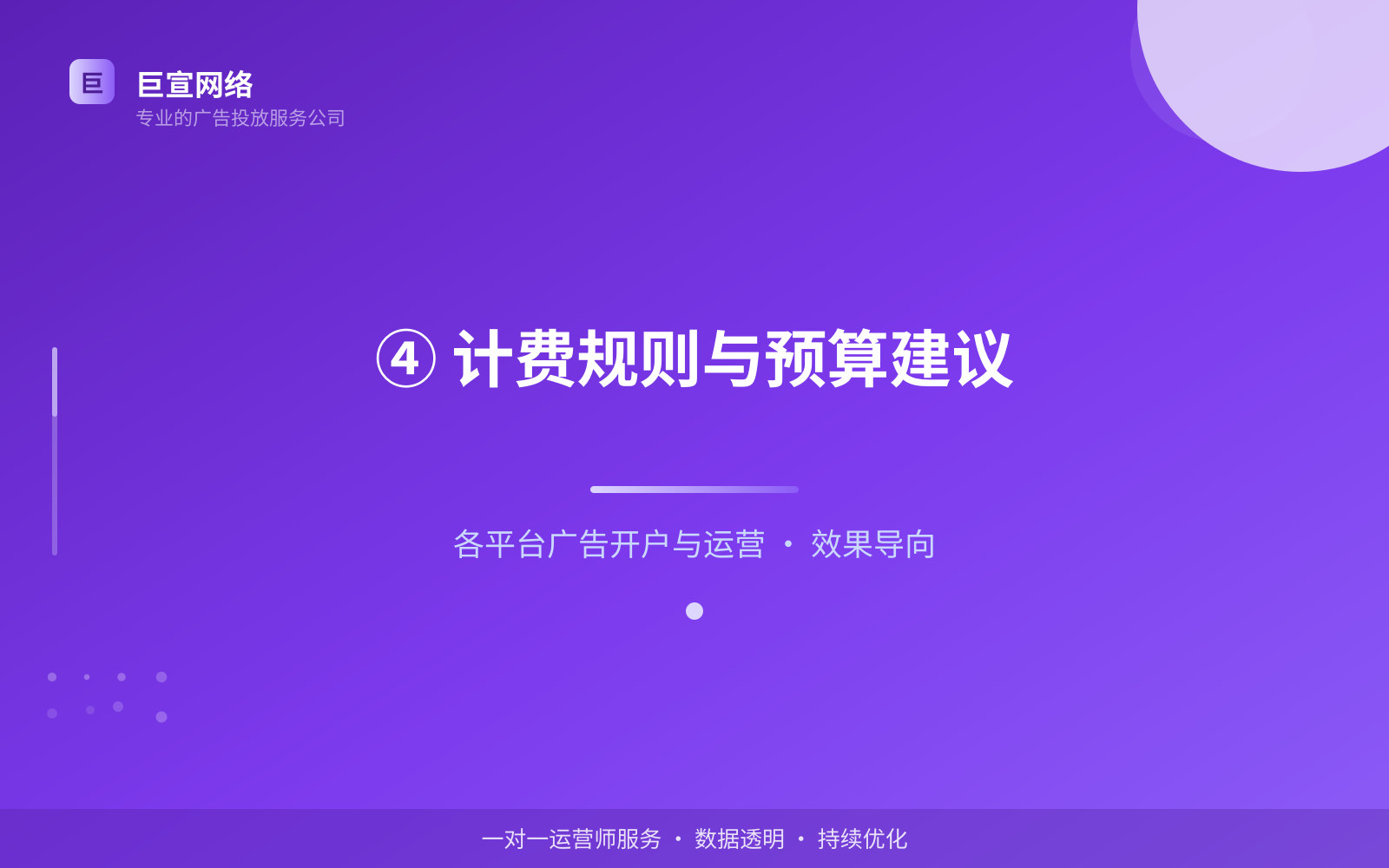 ④ 计费规则与预算建议(投放方式对比) ④ 计费规则与预算建议(投放方式对比)