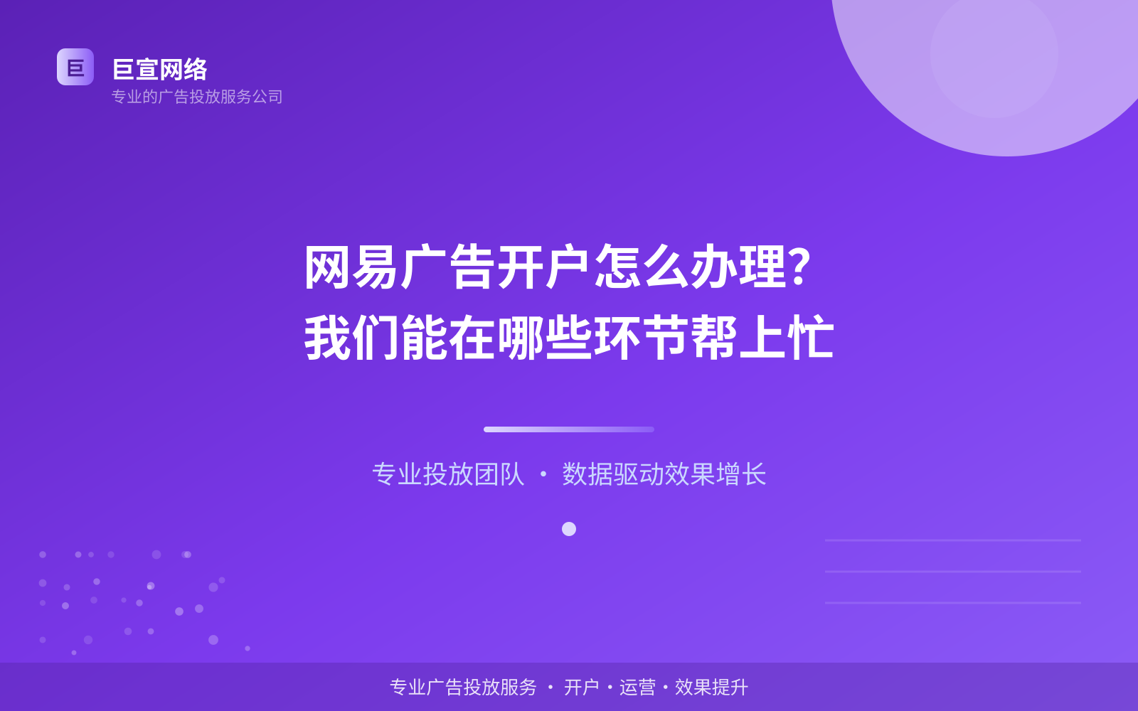 网易广告开户怎么办理?我们能在哪些环节帮上忙(服务内容介绍) 网易广告开户怎么办理?我们能在哪些环节帮上忙(服务内容介绍)