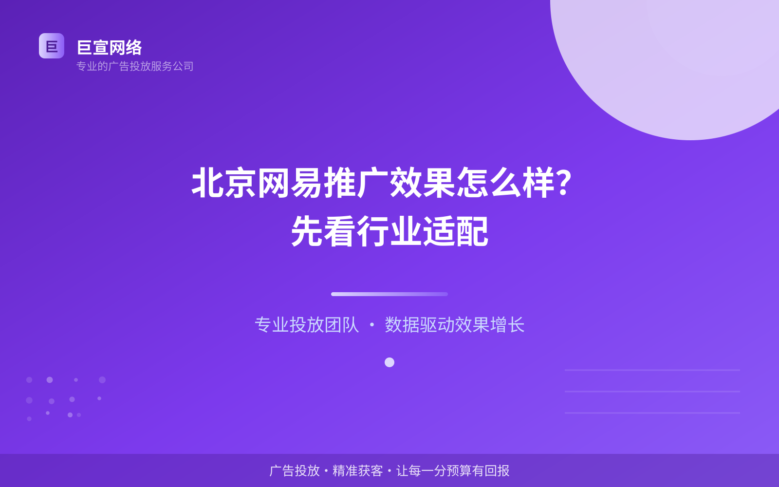 北京网易推广效果怎么样？先看行业适配（投放总览）